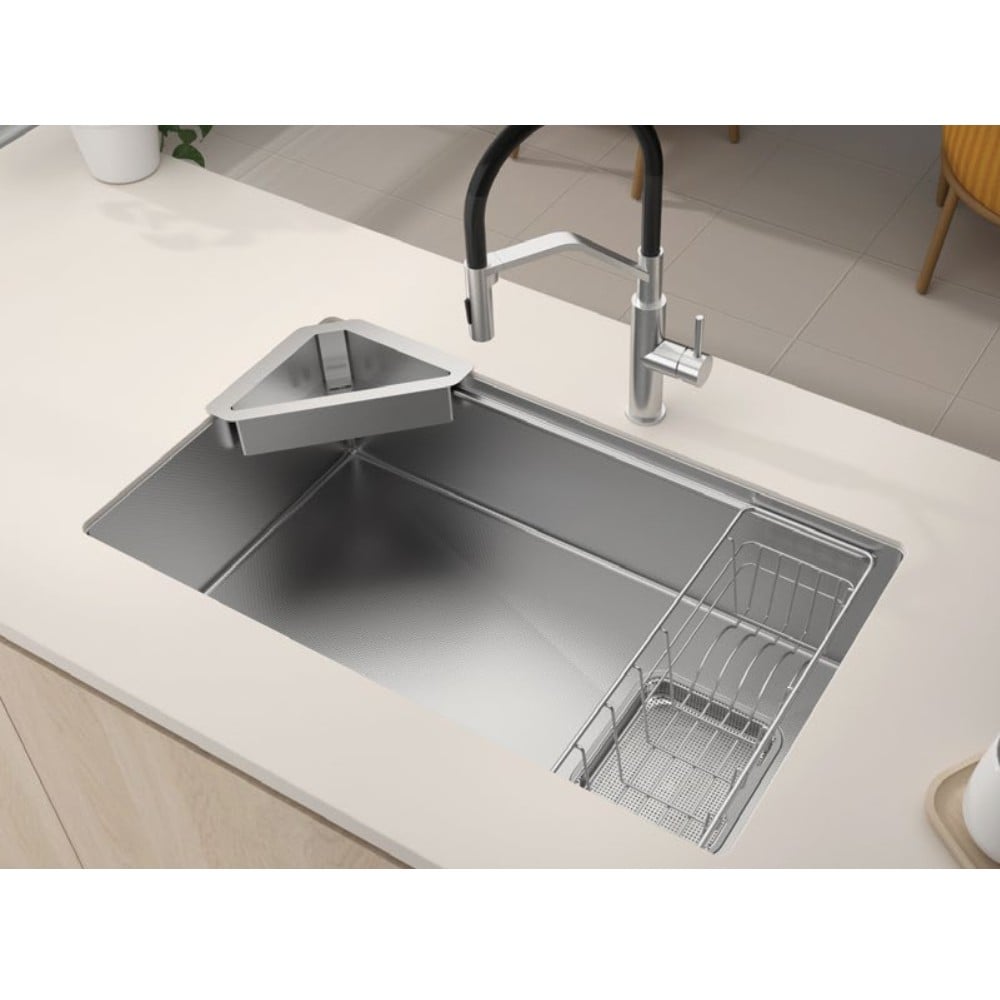 Chậu inox Hafele 760mm HS26-SSN1S-7644 567.24.401 Chậu inox Hafele 760mm HS26-SSN1S-7644 567.24.401