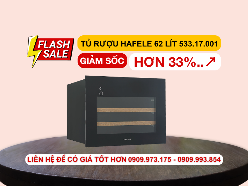 Tủ rượu âm tủ Hafele HW-C62BB 533.17.001 Tủ rượu âm tủ Hafele HW-C62BB 533.17.001