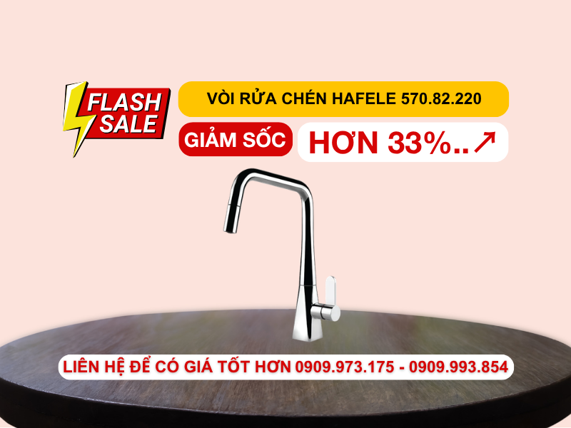 Vòi rửa chén Häfele Hydros HT20-CH1P241 570.82.220 Vòi rửa chén Häfele Hydros HT20-CH1P241 570.82.220