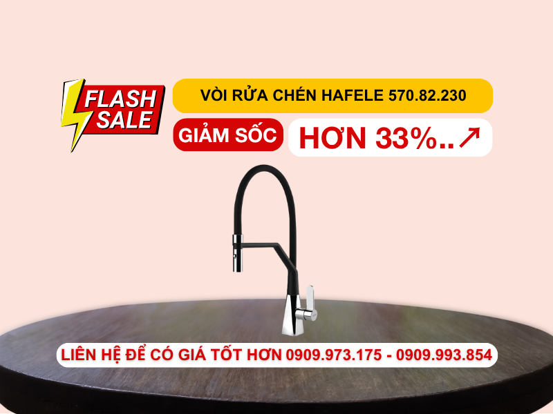 Vòi rửa chén Häfele Hydros HT20-CH1F187 570.82.230 Vòi rửa chén Häfele Hydros HT20-CH1F187 570.82.230