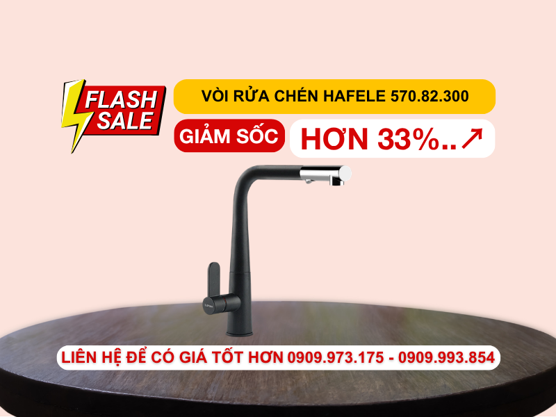Vòi rửa chén Hafele màu đen HT20-GH1P259 570.82.300 Vòi rửa chén Hafele màu đen HT20-GH1P259 570.82.300