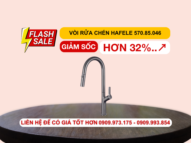 Vòi rửa chén Hafele HT25-SH1F449 Titan 570.85.046 Vòi rửa chén Hafele HT25-SH1F449 Titan 570.85.046