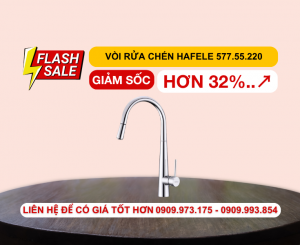 Vòi rửa chén Hafele HT21-CH1P245 577.55.220