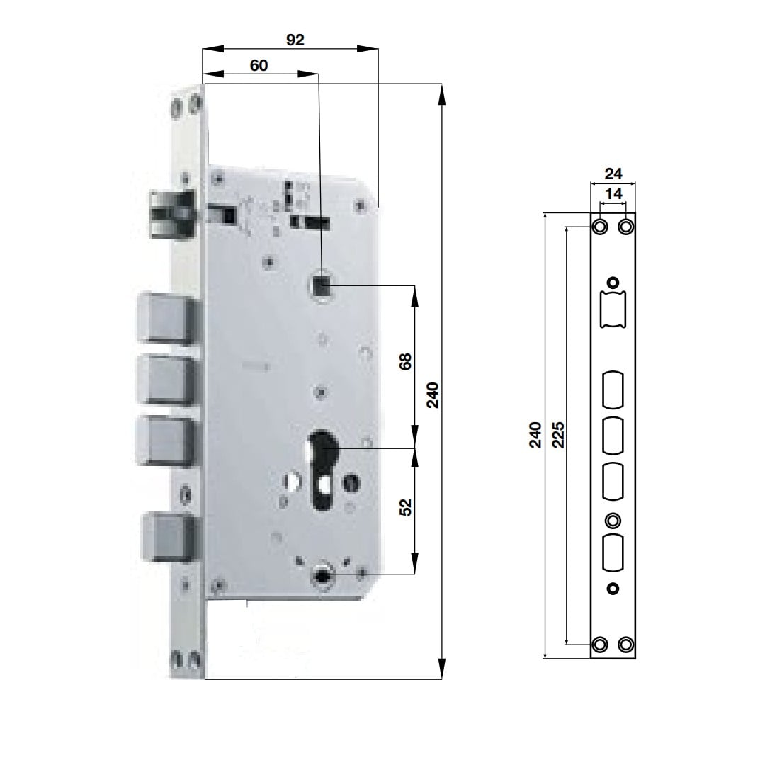 bản vẽ kỹ thuật Khoá điện tử Hafele AL2401 màu đen (wifi version) 912.20.652 bản vẽ kỹ thuật Khoá điện tử Hafele AL2401 màu đen (wifi version) 912.20.652