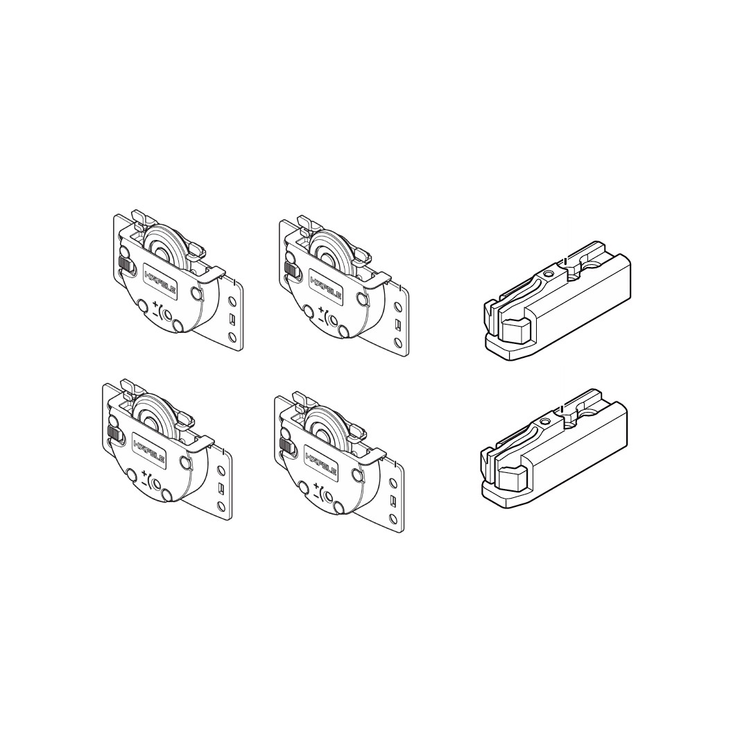 phụ kiện cửa lùa tủ áo Hafele SLIDO F-LINE18 50A 401.30.019 phụ kiện cửa lùa tủ áo Hafele SLIDO F-LINE18 50A 401.30.019