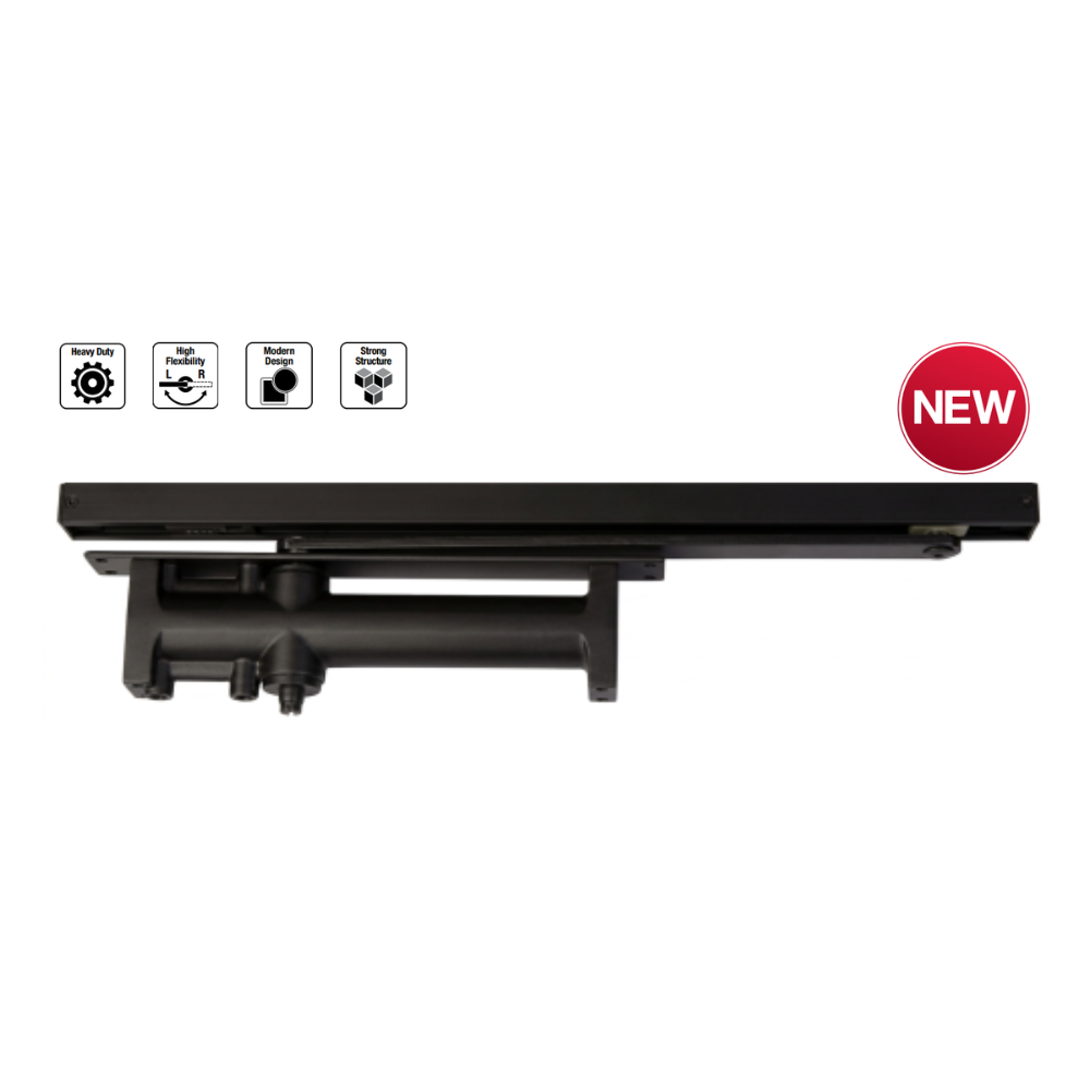 Cùi chỏ hơi lắp âm Hafele 40-60kg không dừng- màu đen- chống cháy 931.30.139 Cùi chỏ hơi lắp âm Hafele 40-60kg không dừng- màu đen- chống cháy 931.30.139