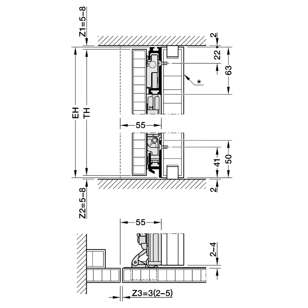Bộ phụ kiện cửa mở xoay HAWA CONCEPTA III 35 cánh- cho cánh kéo- chiều cao cánh 1900-2700 mm 408.30.720 ban ve 12 Bộ phụ kiện cửa mở xoay HAWA CONCEPTA III 35 cánh- cho cánh kéo- chiều cao cánh 1900-2700 mm 408.30.720 ban ve 12