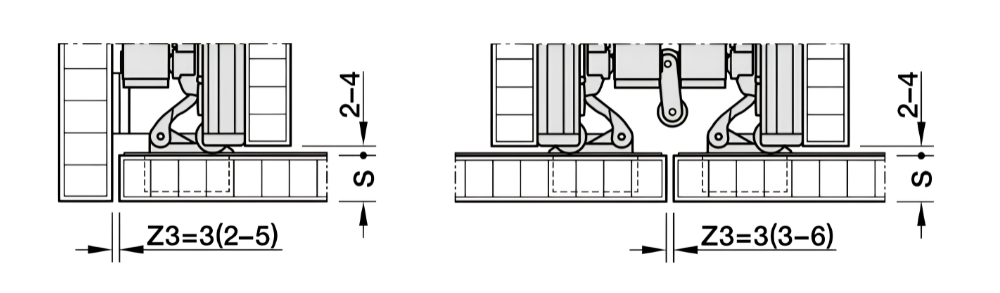 Bộ phụ kiện cửa mở xoay Hafele HAWA CONCEPTA III 25 cánh- cho cánh nhấn mở- chiều cao cánh 1200-2200 mm 408.30.711 banve2