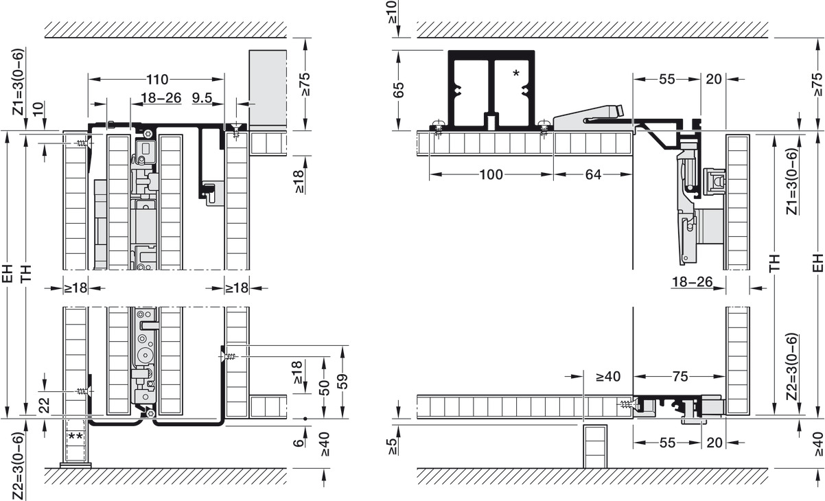 Hafele HAWA FOLDING CONCEPTA III 2025- 20 cửa nhấn- lắp phải- màu đen 408.32.503 banve7 Hafele HAWA FOLDING CONCEPTA III 2025- 20 cửa nhấn- lắp phải- màu đen 408.32.503 banve7