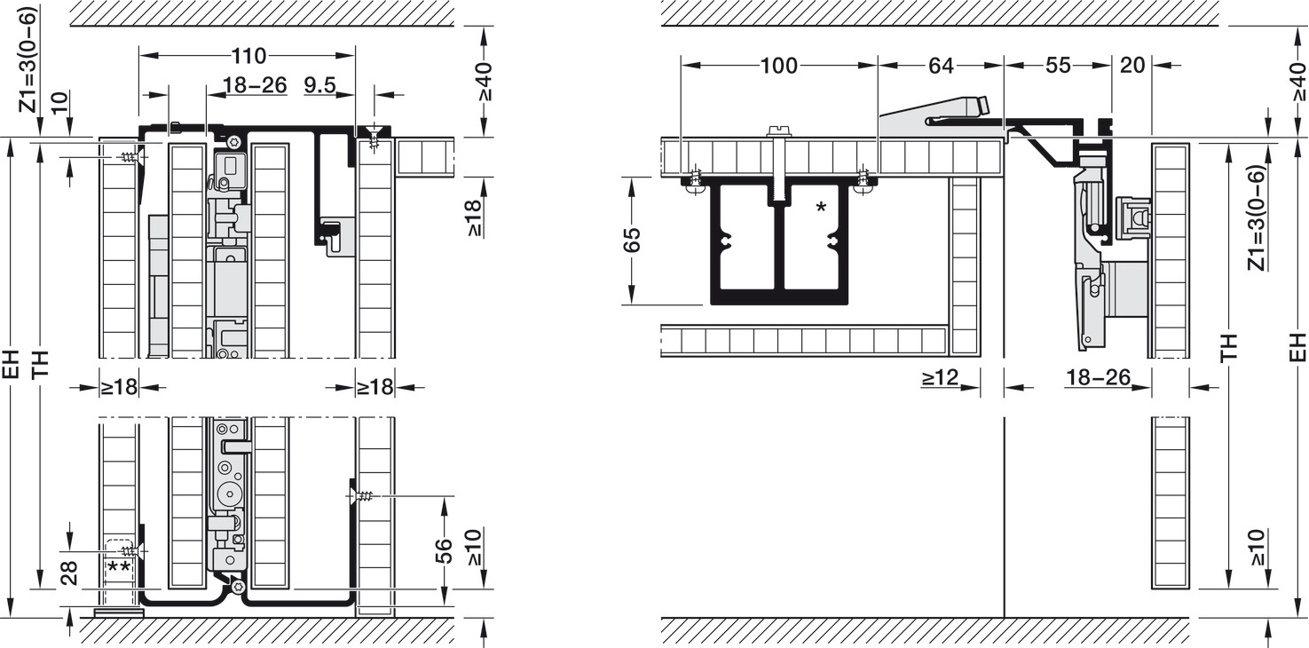 Hafele HAWA FOLDING CONCEPTA III 2025- 20 cửa nhấn- lắp phải- màu đen 408.32.503 banve8 Hafele HAWA FOLDING CONCEPTA III 2025- 20 cửa nhấn- lắp phải- màu đen 408.32.503 banve8