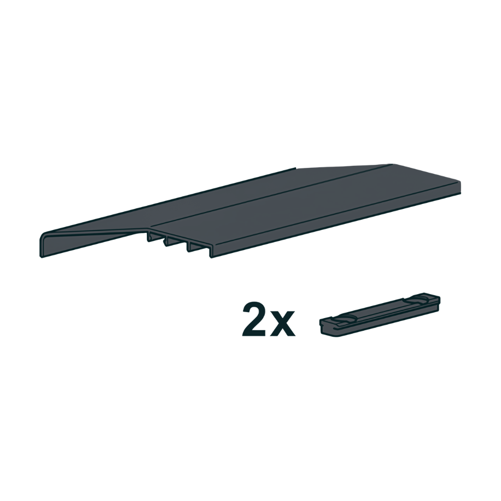 Nắp che bụi cho cánh ngoài Hafele dùng cho cửa trượt SLIDO F-LINE44 80A- màu đen- dài 1500mm 407.40.414 Nắp che bụi cho cánh ngoài Hafele dùng cho cửa trượt SLIDO F-LINE44 80A- màu đen- dài 1500mm 407.40.414
