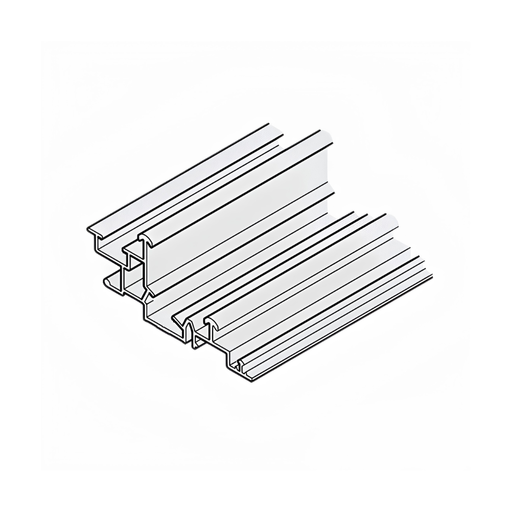 Thanh ray đôi 2500mm Hafele cho cửa trượt SLIDO F-LINE44 80A- màu bạc 406.78.706 Thanh ray đôi 2500mm Hafele cho cửa trượt SLIDO F-LINE44 80A- màu bạc 406.78.706